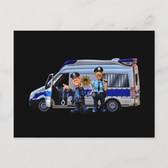 Carte Postale Police PD Police Police Enforcement Academy Lumièr (Devant)