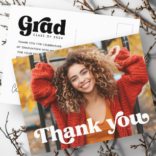 Carte Postale Police rétro photo complète diplômé remise des dip