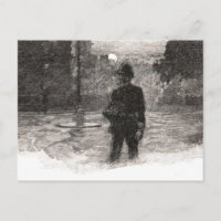 Policier de Londres la nuit