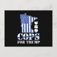 Policiers Pour Trump Policier Policier États-Unis 
