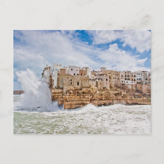 Carte Postale Polignano, sud de l'Italie (Devant)