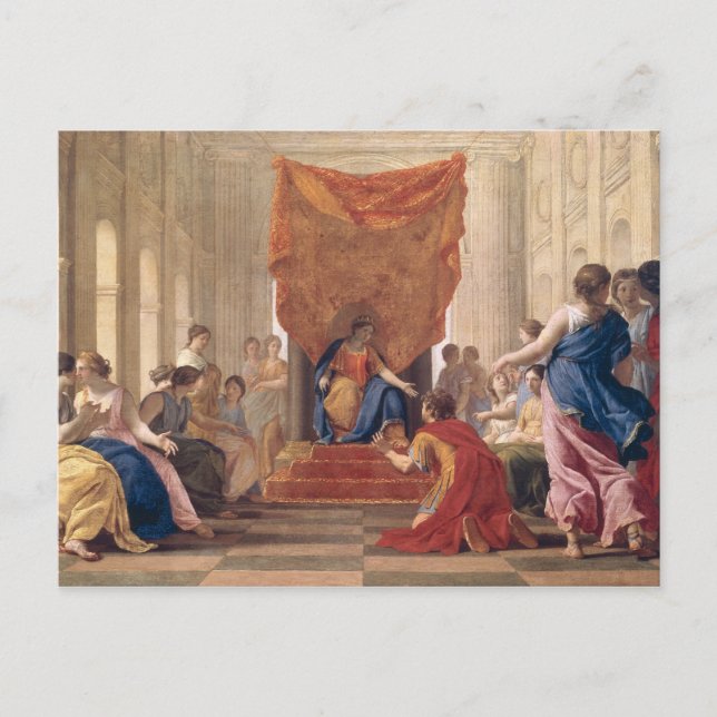 Carte Postale Poliphilus Kneeling avant la reine Eleuterylida (Devant)