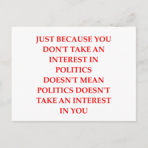 CARTE POSTALE POLITIQUE