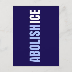 Carte postale politique anti-abolition de l'ICE pe