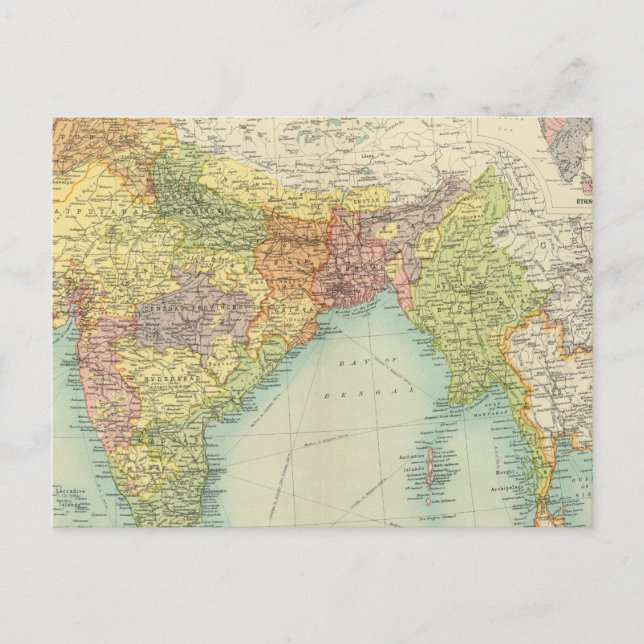 Carte Postale Politique indienne et étrangère (Devant)