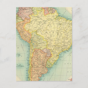 Carte Postale Politique sud-américaine