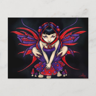 Carte postale "Polka Dot Musroom Fairy"
