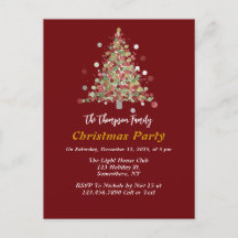 Polka Dot Tree Christmas Party