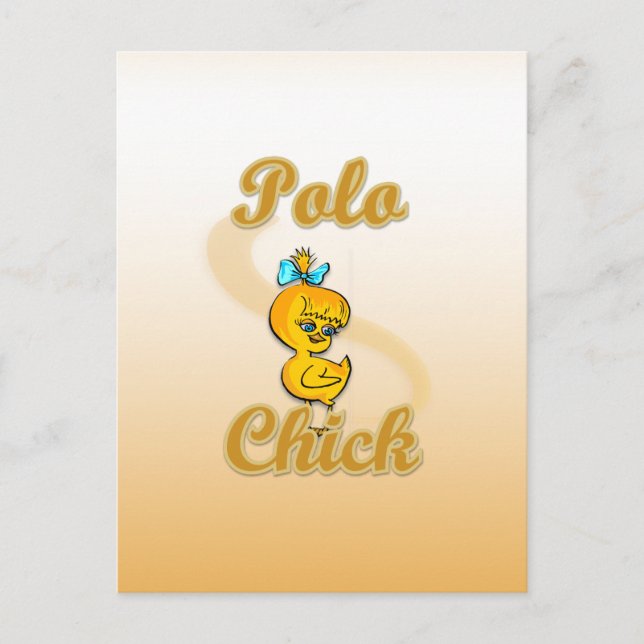 Carte Postale Polo Chick (Devant)