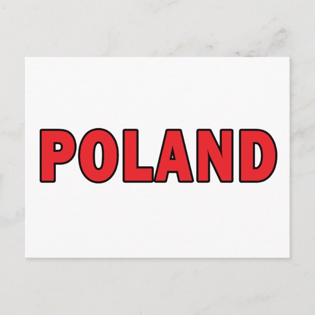 Carte Postale Pologne (Devant)