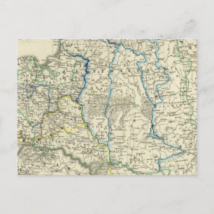 Carte Postale Pologne jusqu'à sa chute en 1795