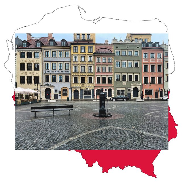 Carte Postale Pologne Varsovie Vieux Carré photo (Créateur téléchargé)