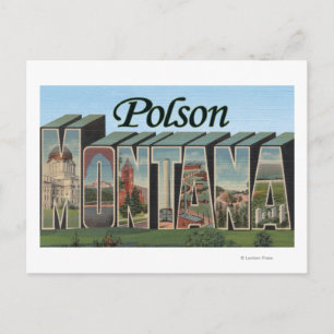 Carte Postale Polson, Montana