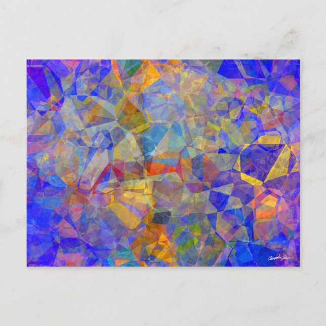 Carte Postale Polygones Abstraits 36 (Devant)