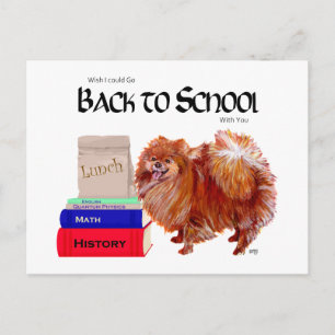 Carte Postale Poméranie Retour à l'école
