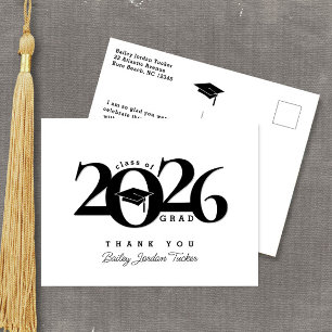 Carte Postale Pomme de Tasseau de Toque de l'Année de Promotion 