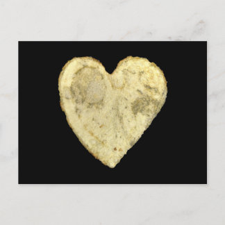 Carte Postale Pomme de terre frite en forme de cœur