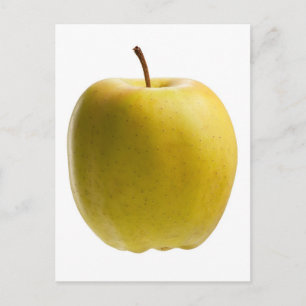 Carte Postale Pomme jaune