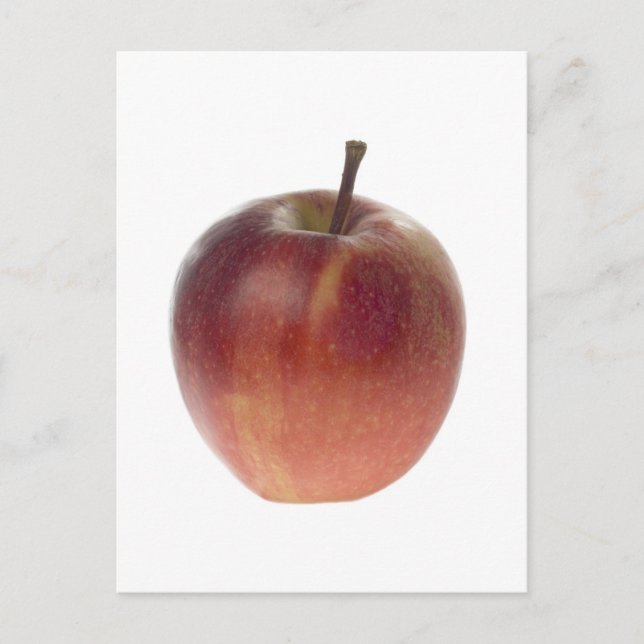 Carte Postale Pomme rouge unique (Devant)