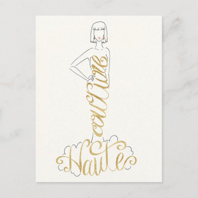 Carte Postale Pomme sauvage | Stylish Sayings - Couture Haute Ro (Devant)