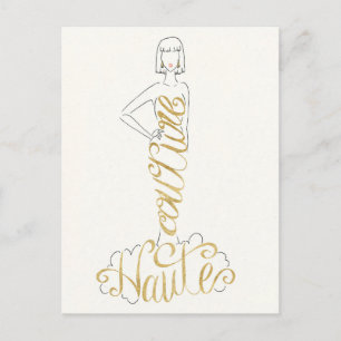 Carte Postale Pomme sauvage   Stylish Sayings - Couture Haute Ro