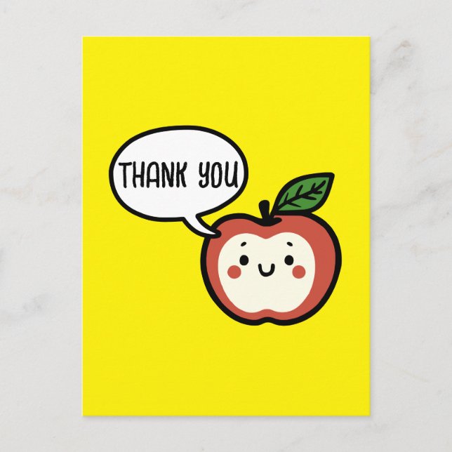 Carte Postale Pomme Talk (Devant)