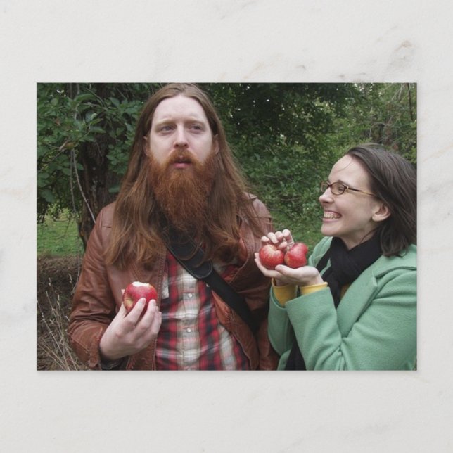 Carte Postale pommes (Devant)