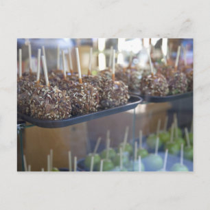 Carte Postale Pommes au caramel, Pioneer Square, Seattle,