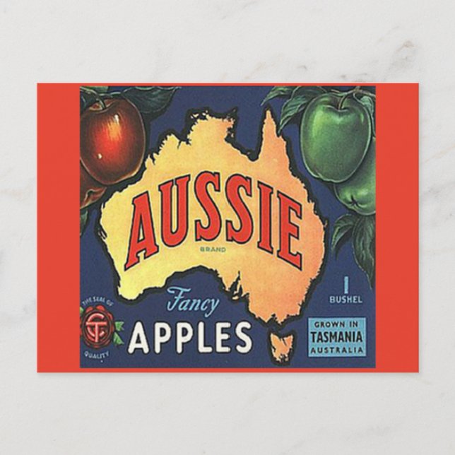 Carte Postale Pommes australiennes (Devant)