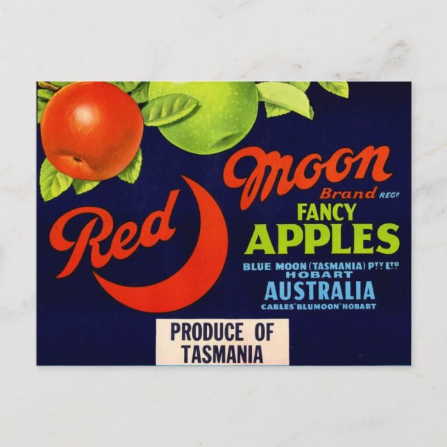 Carte Postale Pommes de lune rouge (Devant)