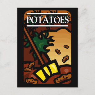 Carte Postale Pommes de terre