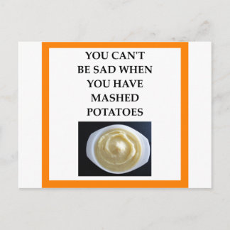 Carte Postale Pommes de terre MASHED