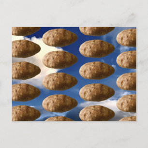 Carte Postale Pommes de terre volantes Space Potato