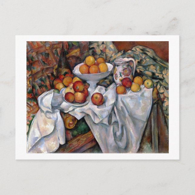 Carte Postale Pommes et oranges, Paul Cezanne, 1895-1900 (Devant)