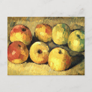 Carte Postale Pommes Impressionnisme Vintage Cezanne