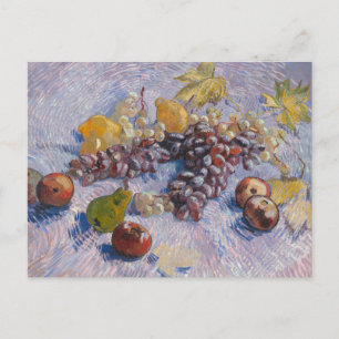 Carte Postale Pommes, Poires, Citrons et Raisins Œuvre d'art v