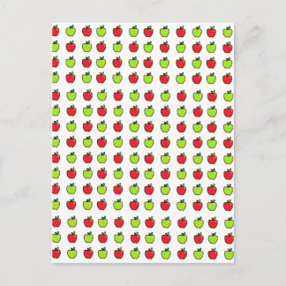 Carte Postale Pommes rouges et vertes