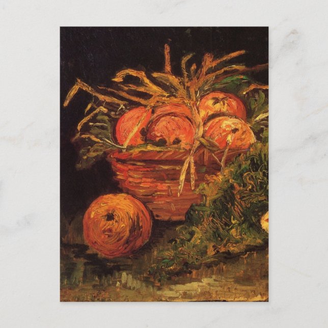 Carte Postale Pommes, Viande et rouleau par Vincent van Gogh (Devant)