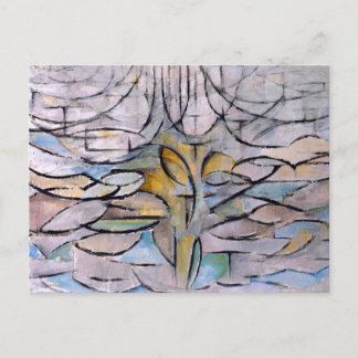 Carte Postale Pommier à fleurs - Piet Mondrian -