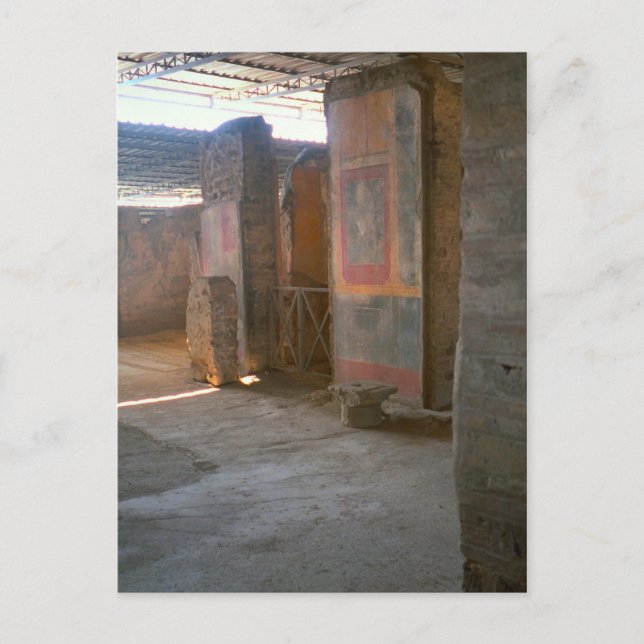 Carte Postale Pompéi, fresques romaines (Devant)