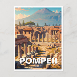 Carte Postale Pompéi Italie Mont Vésuve Voyage