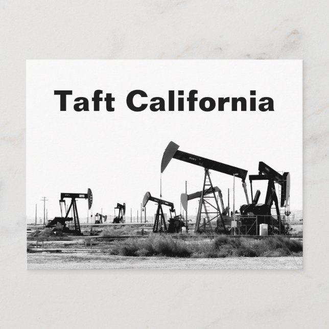 Carte Postale Pompes à chevalet à Taft Californie (Devant)
