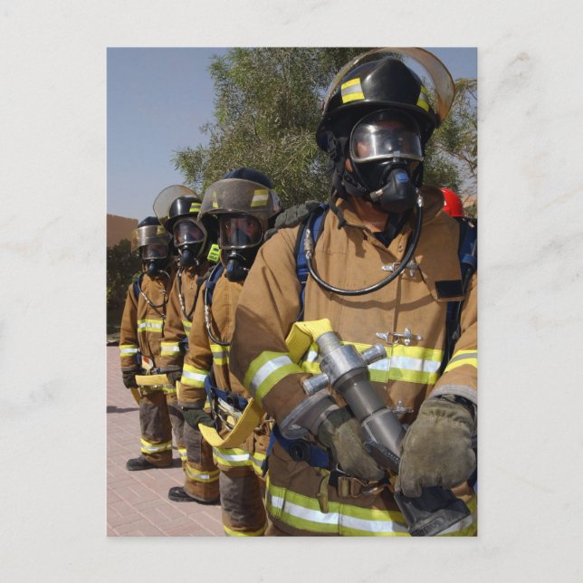 Carte Postale Pompiers (Devant)