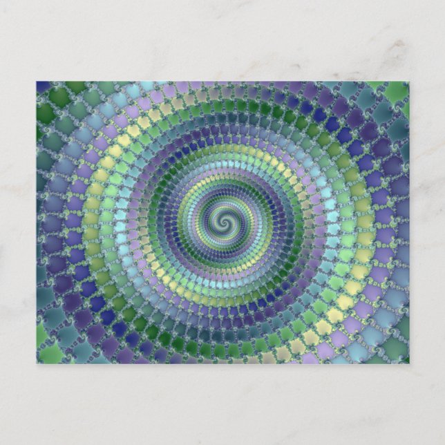 Carte Postale Pondering - Fractal (Devant)