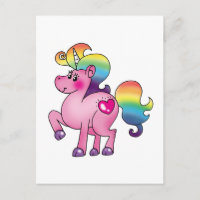 poney à licorne mignonne