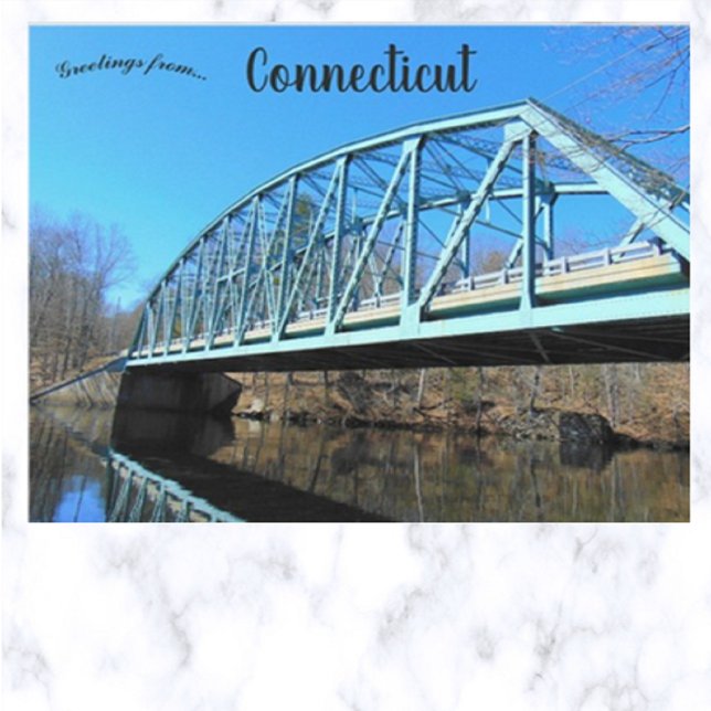 Carte Postale Pont à Canterbury Connecticut (Créateur téléchargé)