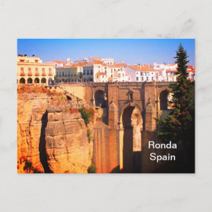 Carte Postale Pont à Ronda en Espagne