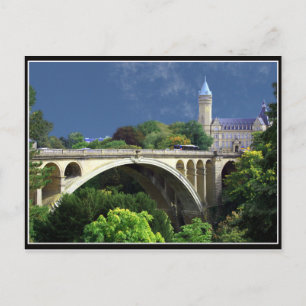 Carte Postale Pont Adolphe De Luxembourg Ville