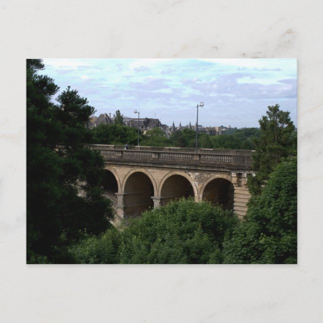 Carte Postale Pont Adolphe, Luxembourg (Devant)