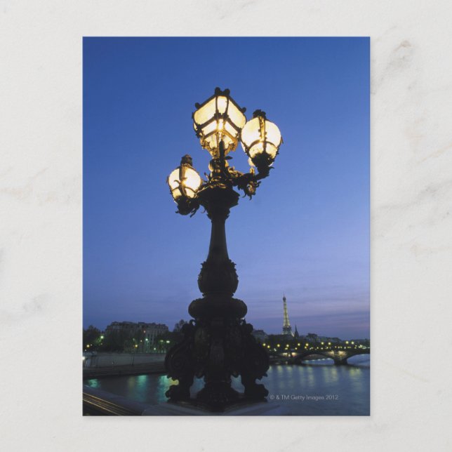Carte Postale Pont Alexandre III à Paris (Devant)